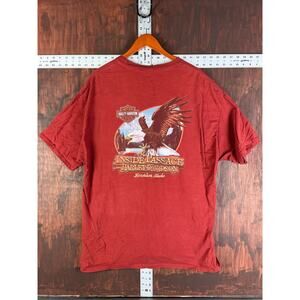 Harley Davidson‎ Inside Passage Soaring Eagle Alaska Brownish Red Mens 2XL XXL